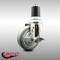 Service Caster 4 Inch 316SS Gray Polyurethane Swivel 1-7/8 Inch Expanding Stem Caster Brake SCC-SS316EX20S414-PPUB-TLB-178 - alternate 2